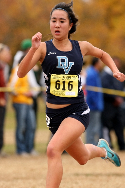 2009 CIF XC Girls D4-123.JPG - 2009 California CIF Cross Country Championships, Woodward Park, Fresno, California
